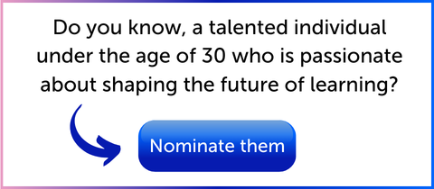 Nominate a talented individual under the age of 30